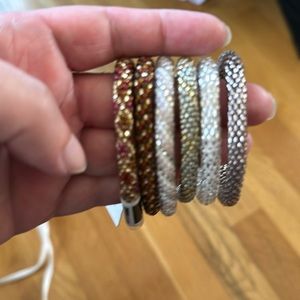 6 new Lily and Laura roll on bracelets